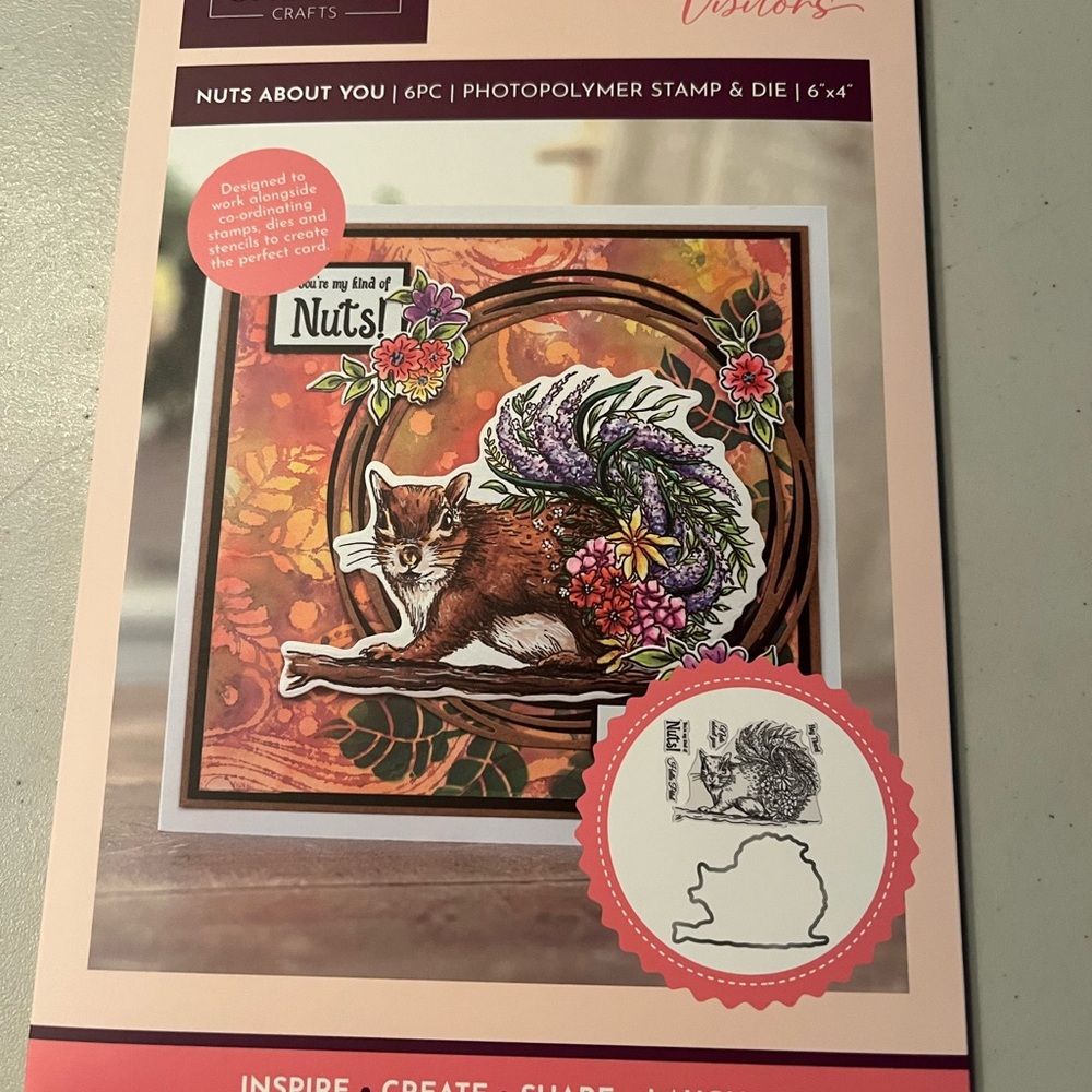 Sheena Crafts Nuts About You Stamp & Die Set
